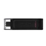 USB MEMORIJA KINGSTON DT70/256GB/DATATRAVELER/3.2/CRNA